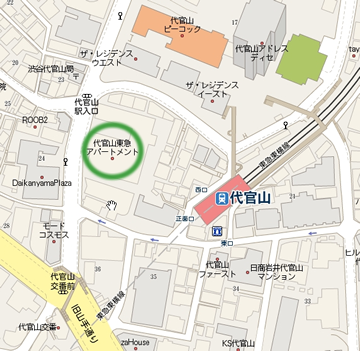代官山地図